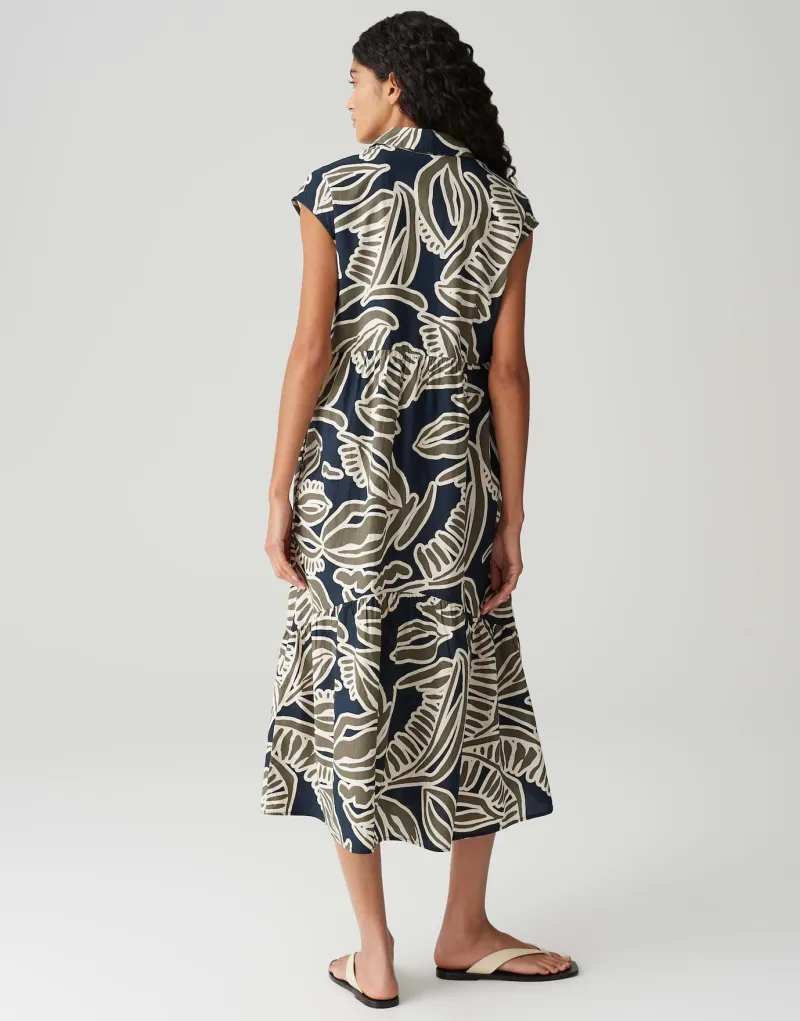 Opus Kleider*Werisa tropical olive leaf