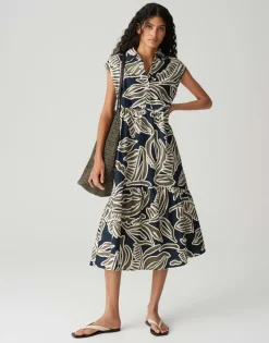 Opus Kleider*Werisa tropical olive leaf