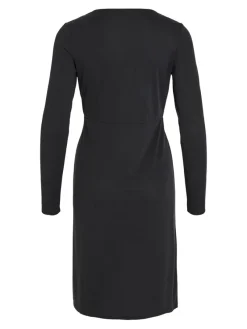 Vila Kleider*Wickelkleid Dala Black