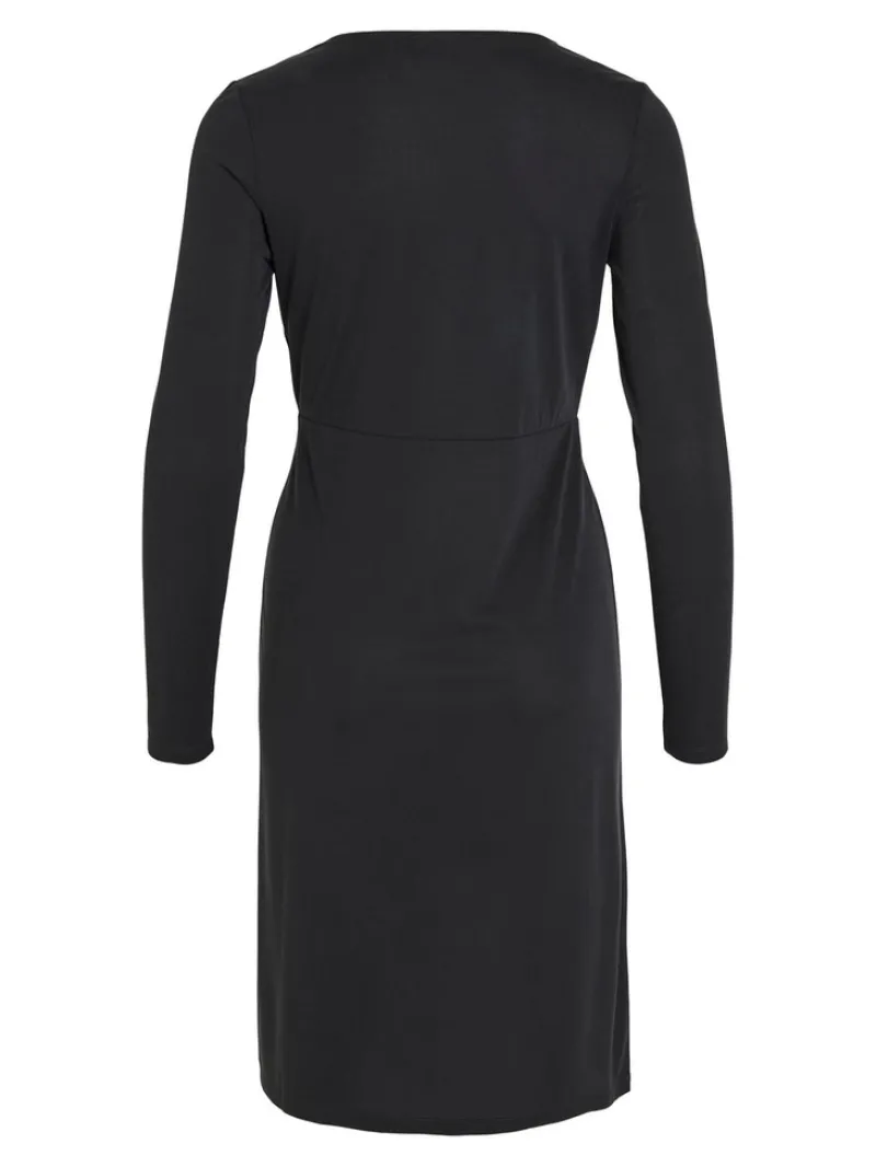 Vila Kleider*Wickelkleid Dala Black