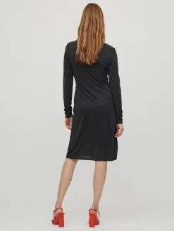 Vila Kleider*Wickelkleid Dala Black