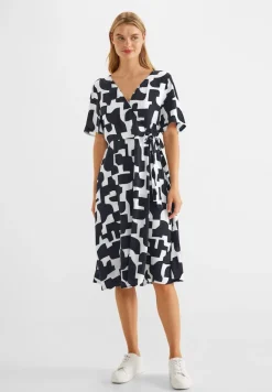 Street One Kleider*Wickelkleid dark vintage blue