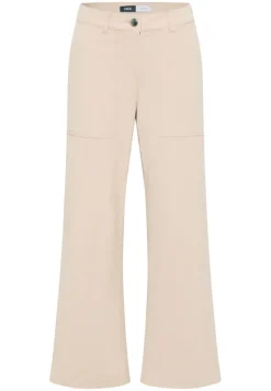 Cecil Hosen*Wide Leg Cordhose oat milk beige