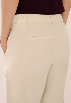 Cecil Hosen*Wide Leg Cordhose oat milk beige