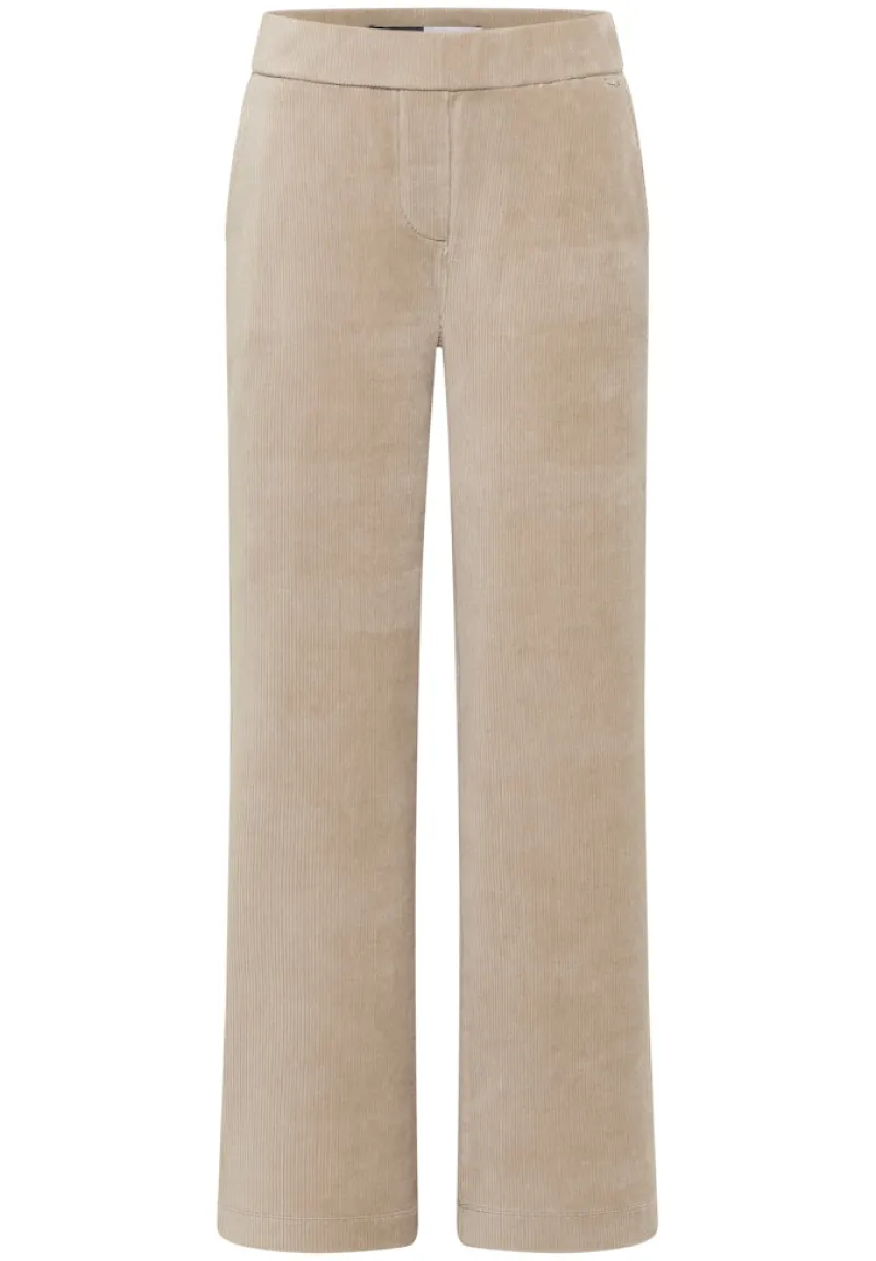 Cecil Hosen*Wide Leg Cordhose silvery beige