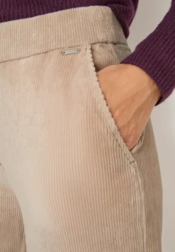 Cecil Hosen*Wide Leg Cordhose silvery beige