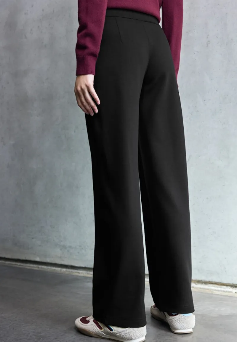 STREET ONE STUDIO Hosen*Wide Leg Hose Black
