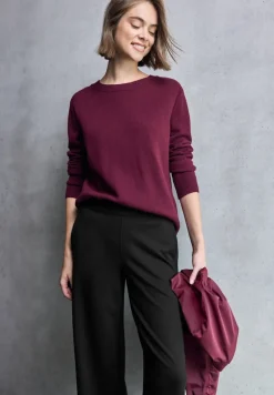 STREET ONE STUDIO Hosen*Wide Leg Hose Black