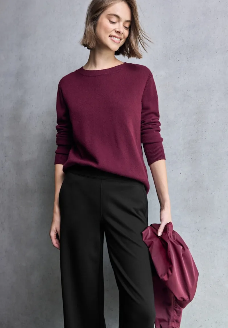 STREET ONE STUDIO Hosen*Wide Leg Hose Black