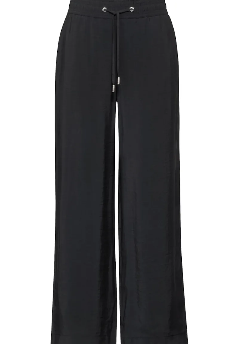 Street One Hosen*Wide Leg Hose Black