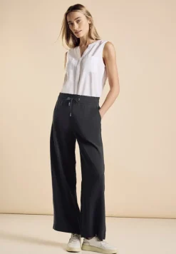 Street One Hosen*Wide Leg Hose Black