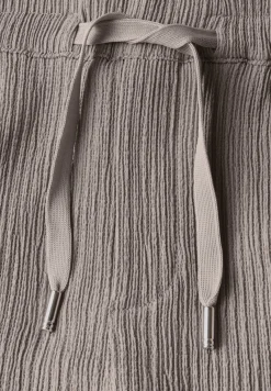 Street One Hosen*Wide Leg Hose mit Struktur vintage stone