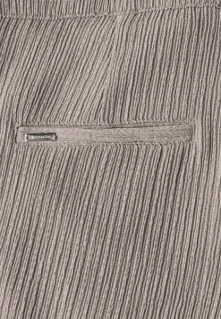 Street One Hosen*Wide Leg Hose mit Struktur vintage stone