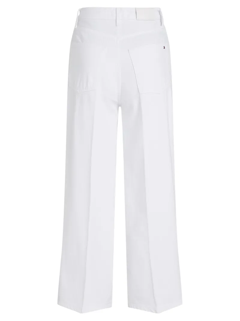 Tommy Hilfiger Jeans*WIDE LEG HW A CLR th optic white