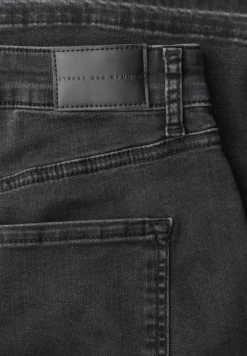 STREET ONE STUDIO Jeans*Wide Leg Jeans black soft wash