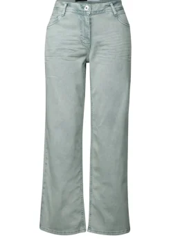 Cecil Hosen*Wide Leg Jeans cool salvia green