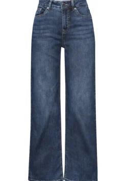 STREET ONE STUDIO Jeans*Wide Leg Jeans dark blue clean wash
