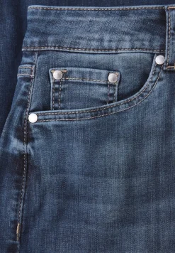 STREET ONE STUDIO Jeans*Wide Leg Jeans dark blue clean wash