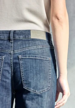 STREET ONE STUDIO Jeans*Wide Leg Jeans dark blue clean wash