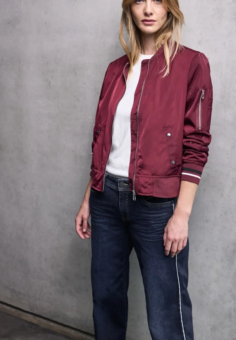 STREET ONE STUDIO Jeans*Wide Leg Jeans dark blue washed