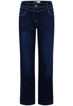 Cecil Jeans*Wide Leg Jeans dark blue wash