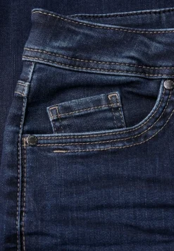 Street One Jeans*Wide Leg Jeans deep indigo soft washed