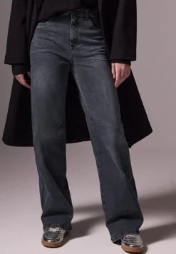 STREET ONE STUDIO Jeans*Wide Leg Jeans grey washed