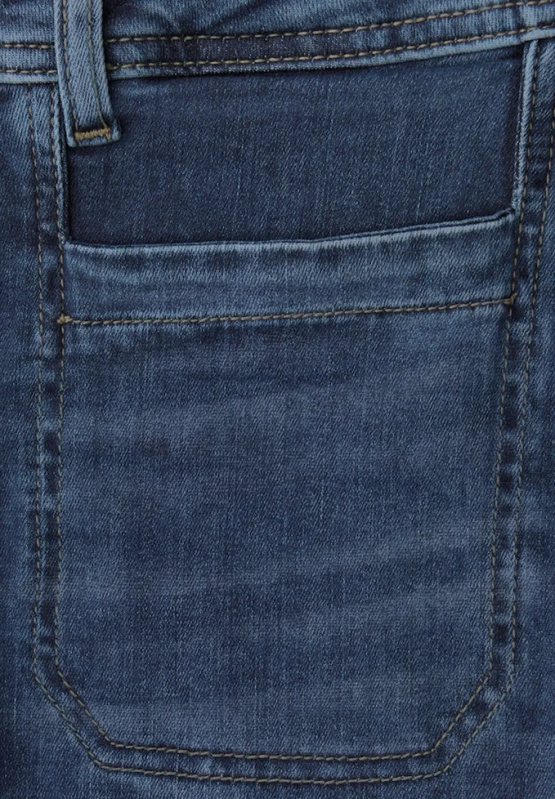 Street One Jeans*Wide Leg Jeans indigo washed