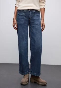 Street One Jeans*Wide Leg Jeans indigo washed