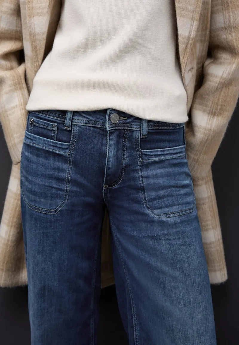 Street One Jeans*Wide Leg Jeans indigo washed