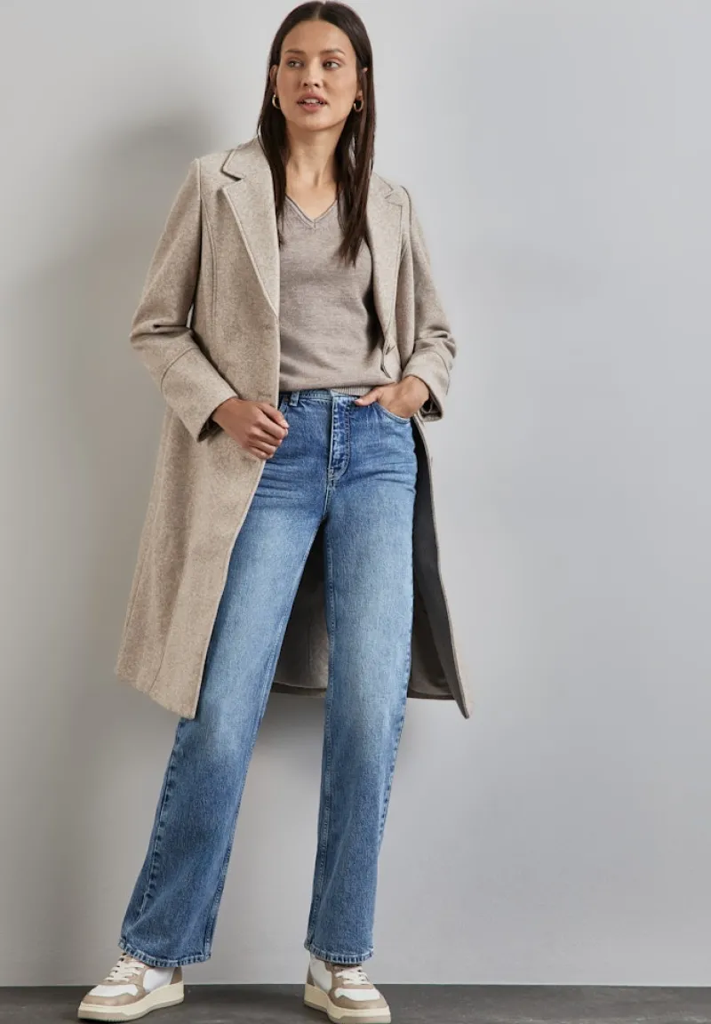 Street One Jeans*Wide Leg Jeans light blue authentic wash