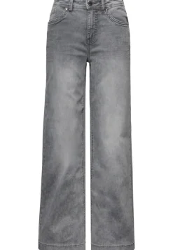 Street One Jeans*Wide Leg Jeans light grey random washed