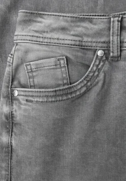 Street One Jeans*Wide Leg Jeans light grey random washed