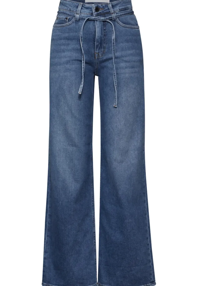 STREET ONE STUDIO Jeans*Wide Leg Jeans medium blue washed