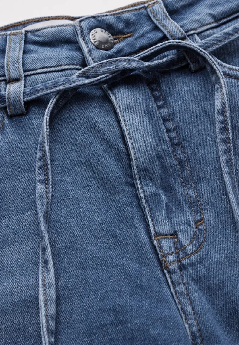 STREET ONE STUDIO Jeans*Wide Leg Jeans medium blue washed