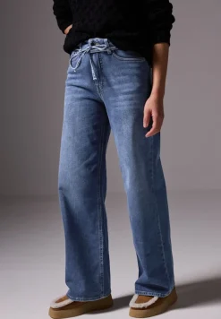 STREET ONE STUDIO Jeans*Wide Leg Jeans medium blue washed