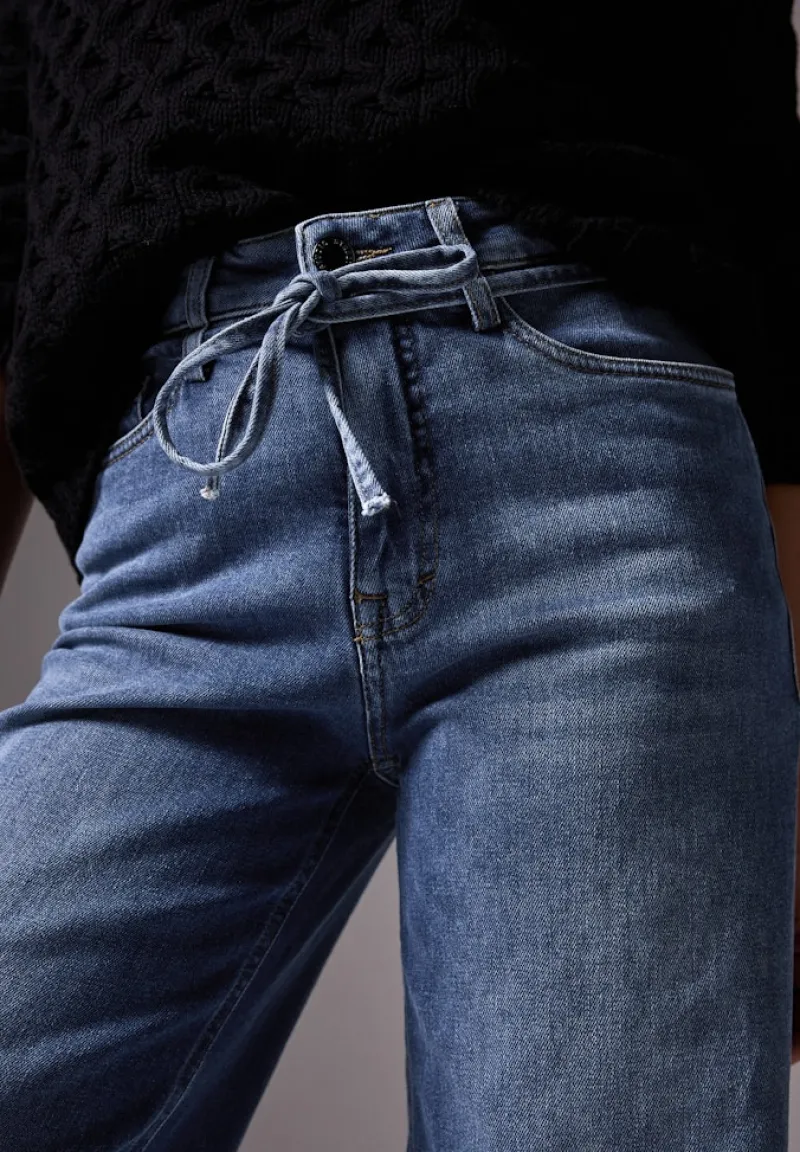 STREET ONE STUDIO Jeans*Wide Leg Jeans medium blue washed