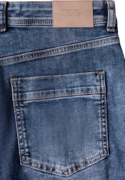 Street One Jeans*Wide Leg Jeans mid blue random wash