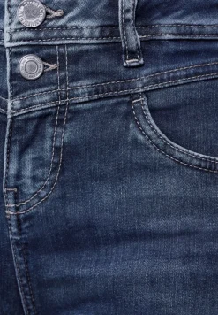 Street One Jeans*Wide Leg Jeans mid blue wash