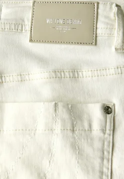 Cecil Jeans*Wide Leg Jeans mit Muster light beige