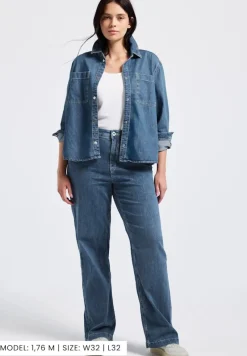 Street One Jeans*Wide Leg Jeans soft medium washed