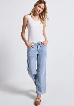 Street One Jeans*Wide Leg Jeans ultra bleach wash