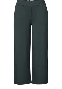 Cecil Shorts*Wide Leg Jersey-Hose slate khaki