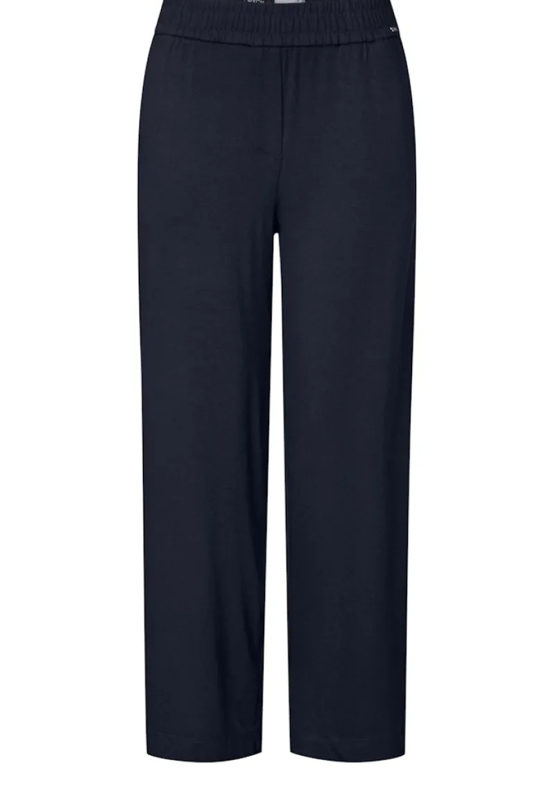 Cecil Shorts*Wide Leg Jersey-Hose universal blue