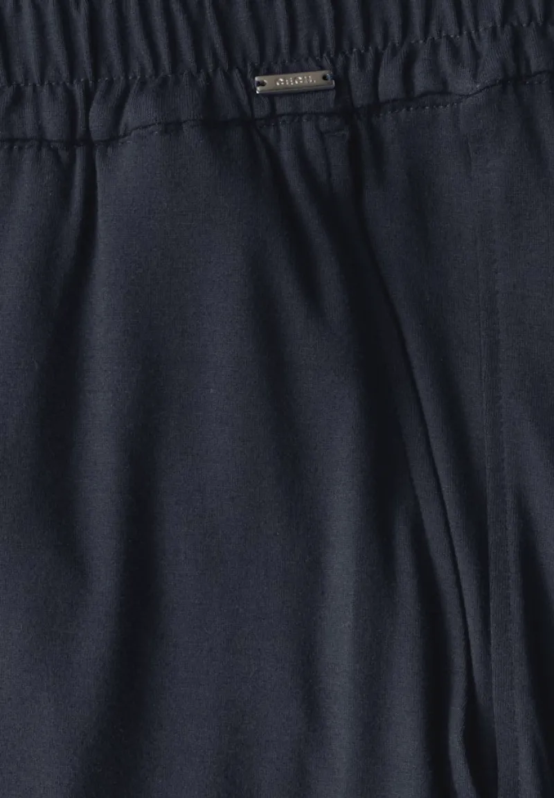 Cecil Shorts*Wide Leg Jersey-Hose universal blue