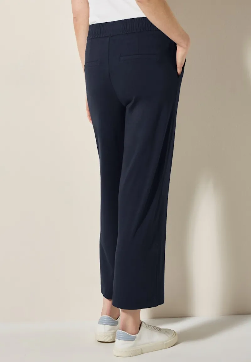 Cecil Shorts*Wide Leg Jersey-Hose universal blue