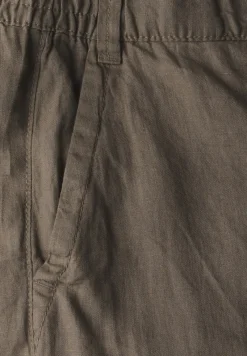 Street One Hosen*Wide Leg Leinenhose acron brown