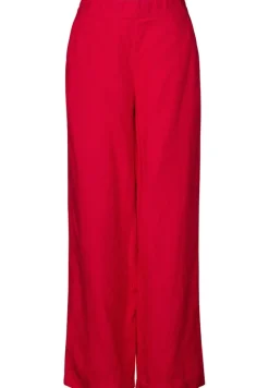 Street One Hosen*Wide Leg Leinenhose glory red