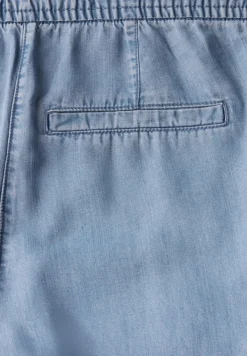 Cecil Shorts*Wide Leg Lyocell-Hose light blue wash