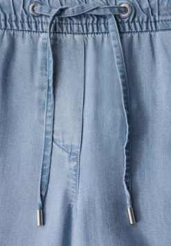 Cecil Shorts*Wide Leg Lyocell-Hose light blue wash